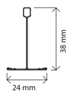 Grafični prikaz profila z merami